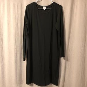 LULAROE DEBBIE DRESS SIZE XL DARK OLIVE